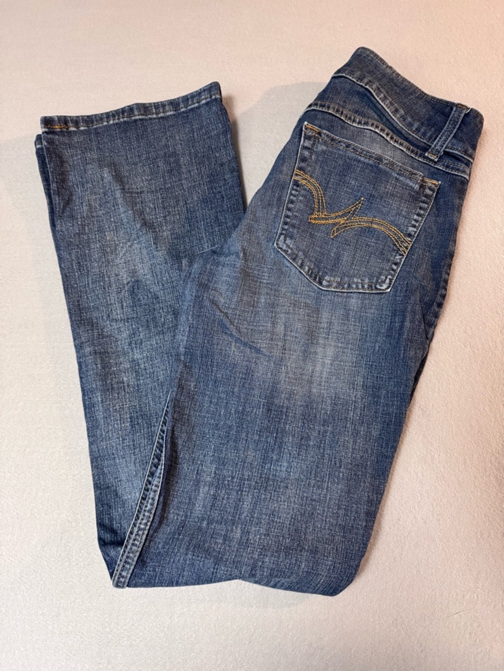 Wrangler Women’s/Juniors Dark Blue Boot Cut Jeans